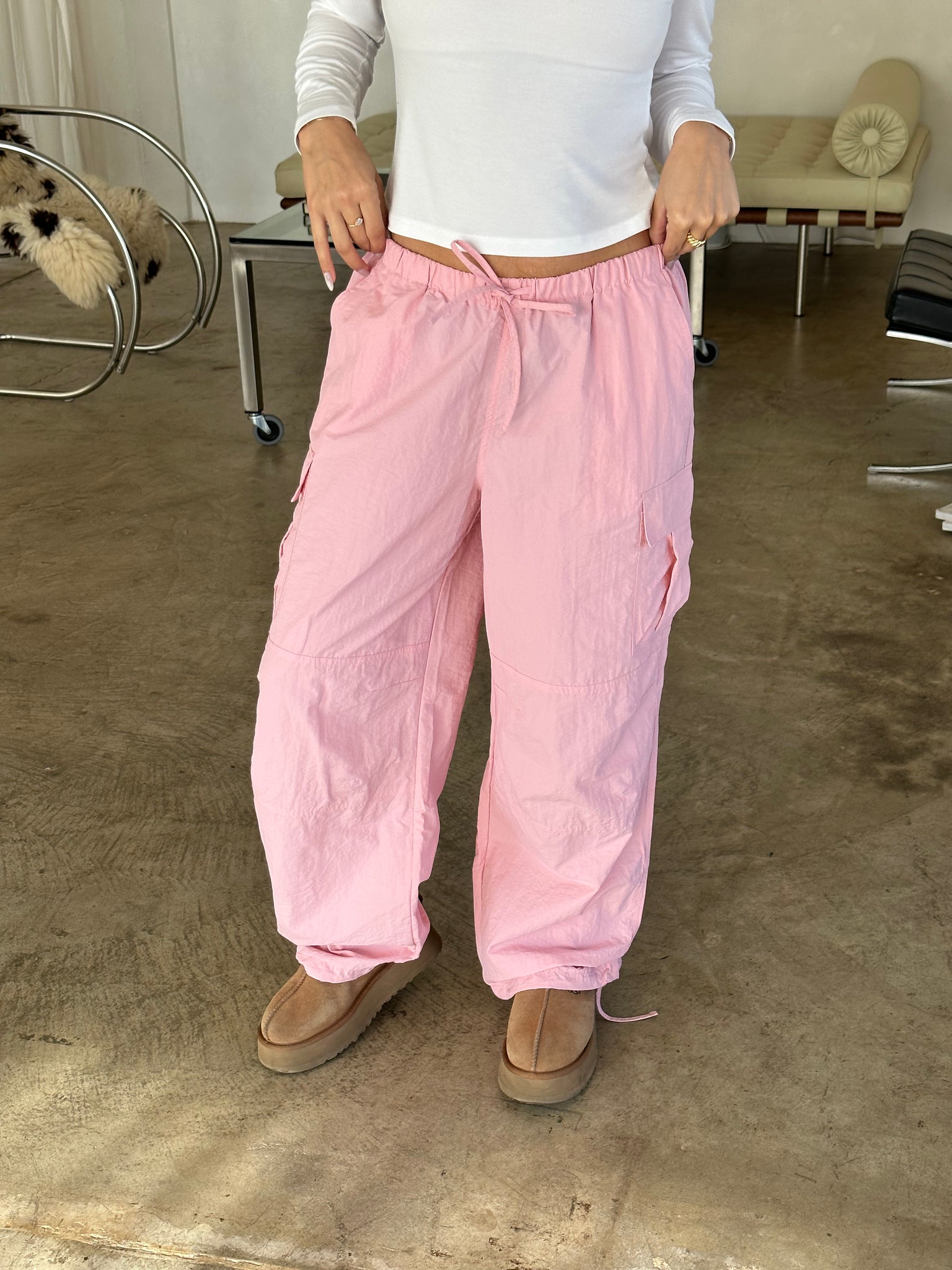 lena pants (BABY PINK)