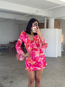 berlin dress (PINK MULTI)