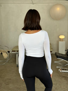 lila long sleeve (WHITE)