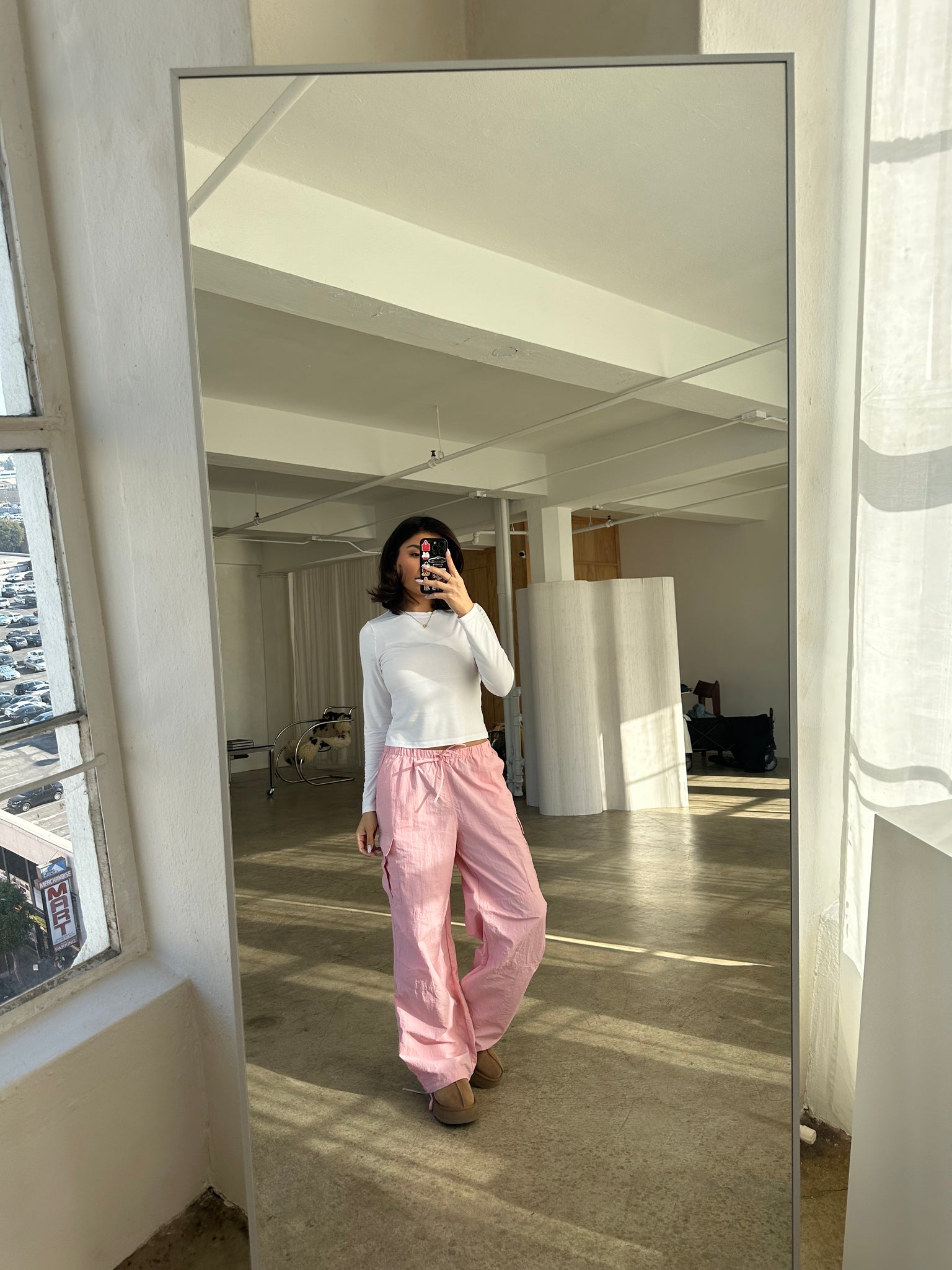 lena pants (BABY PINK)