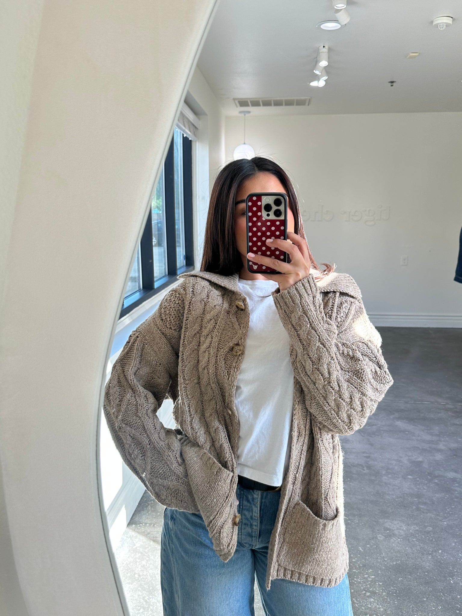 ashley cardigan (BEIGE)