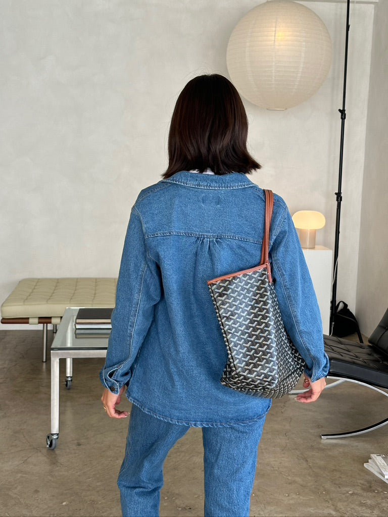 olivia denim jacket (MEDIUM DENIM)