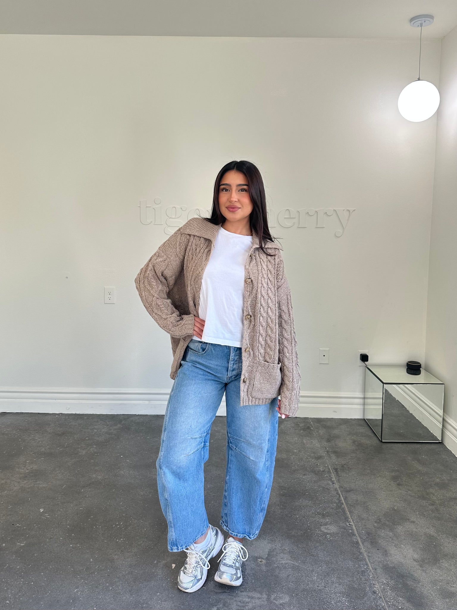 ashley cardigan (BEIGE)