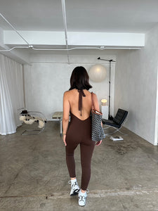 scarlett jumpsuit (MOCHA)