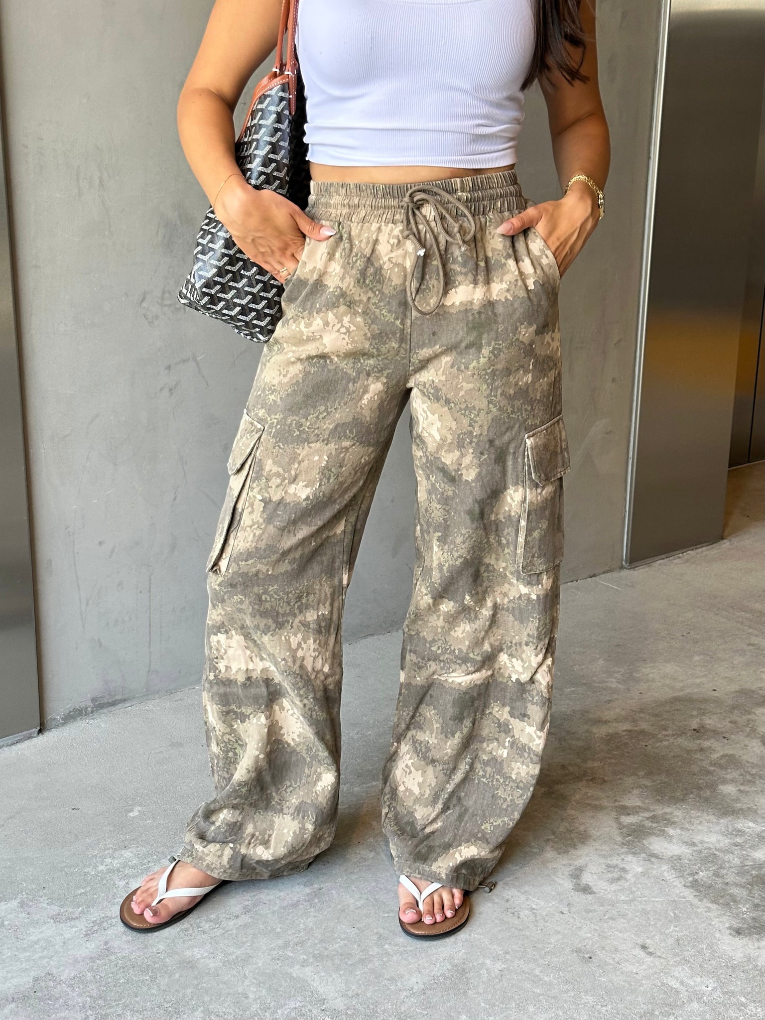 alex cargo pants (CAMO)