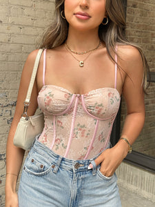 jeanne corset top (PINK)