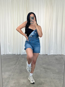 miso overalls (SHORTS/MEDIUM DENIM)