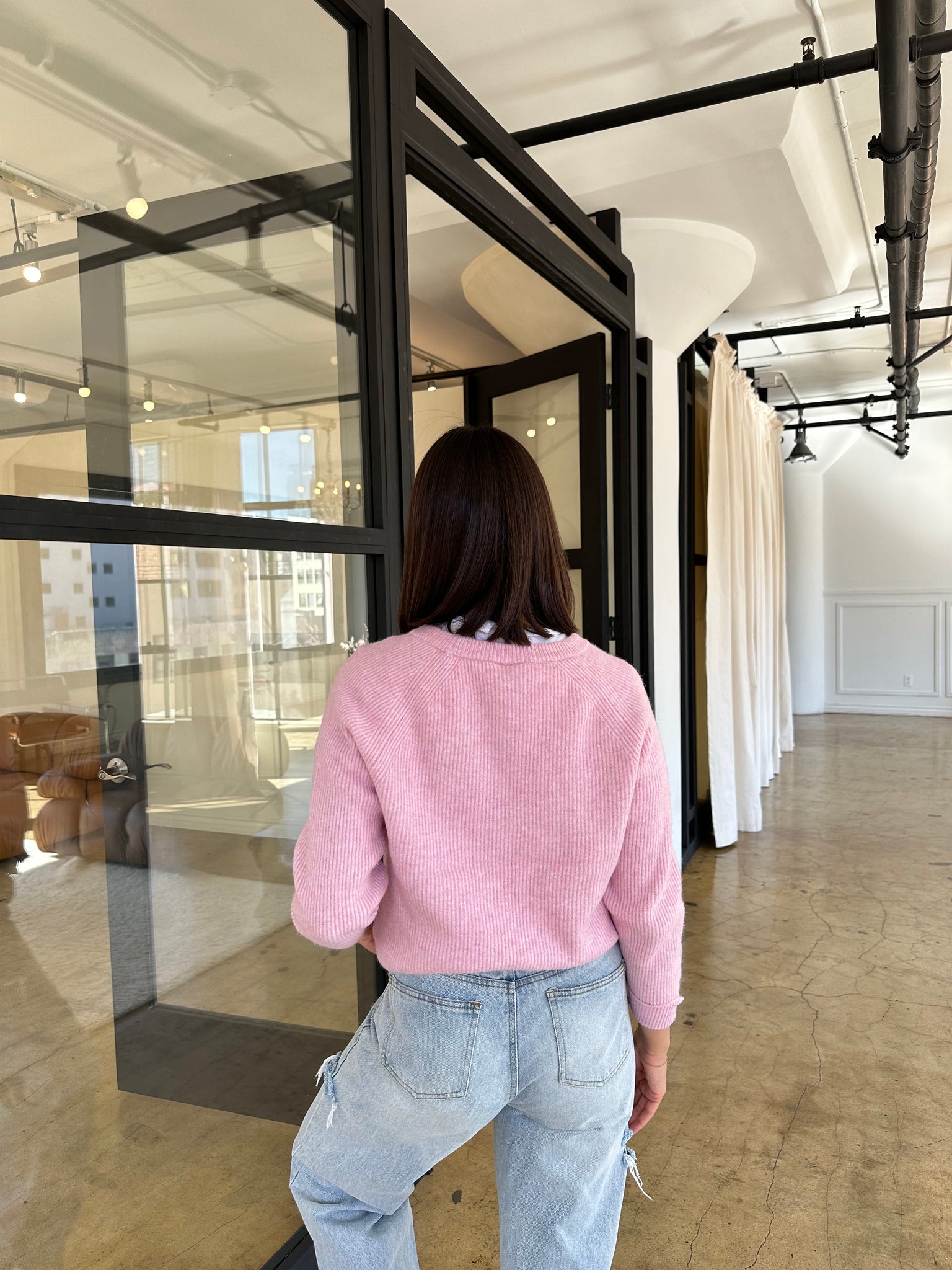 sabrina sweater (BABY PINK)