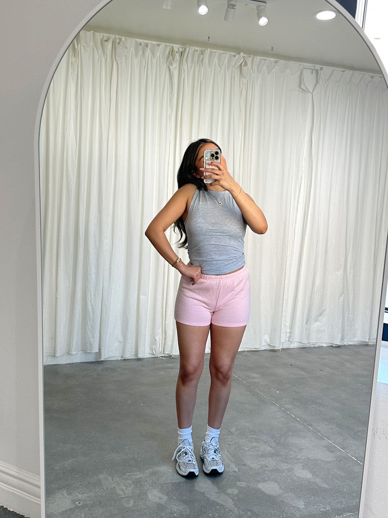 cozy shorts (PINK)