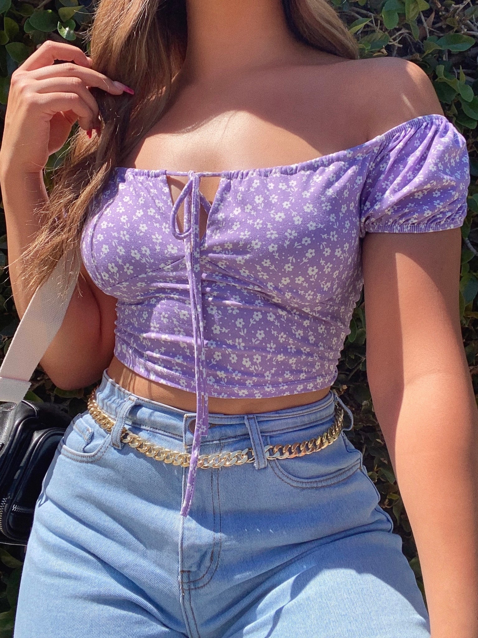 baby polly top (LILAC)