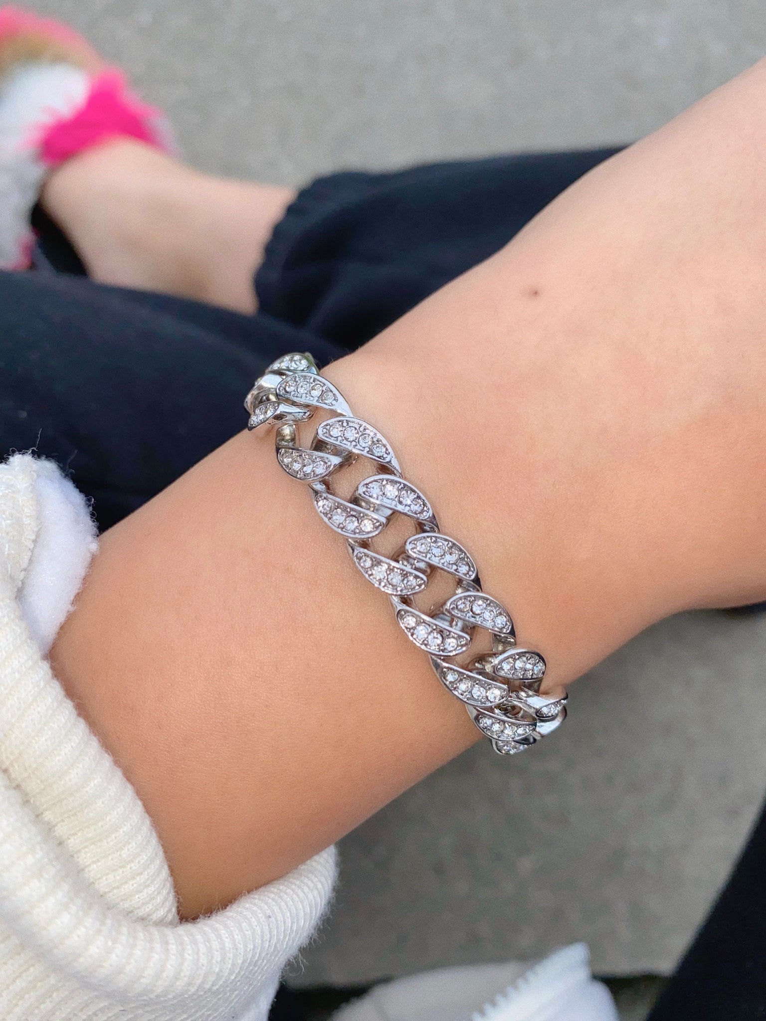 icy girl bracelet (SILVER)
