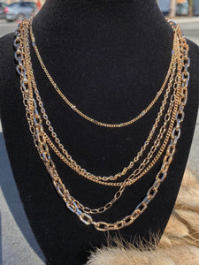 the essential layered necklace (GOLD)