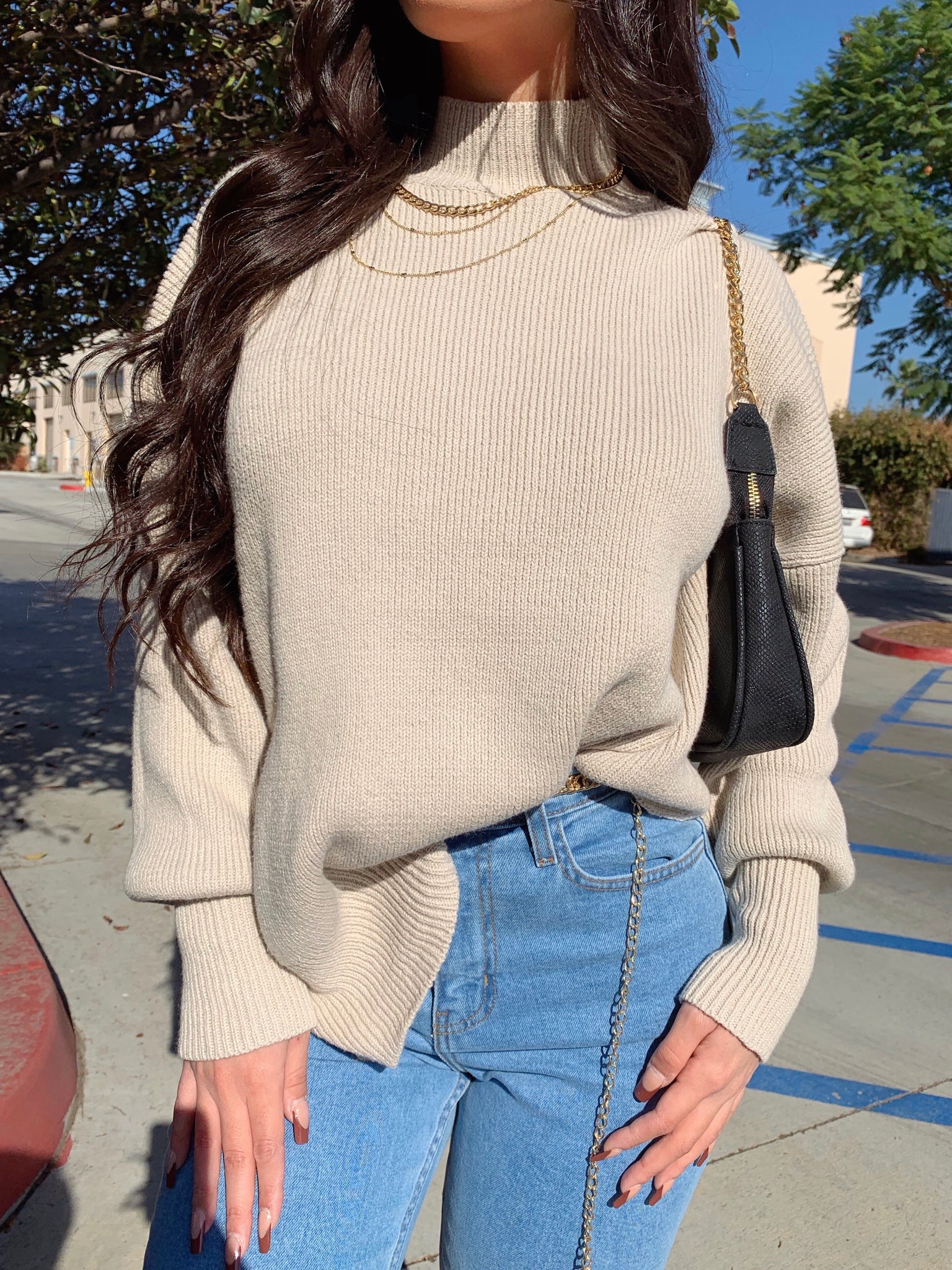 luna sweater (BEIGE)